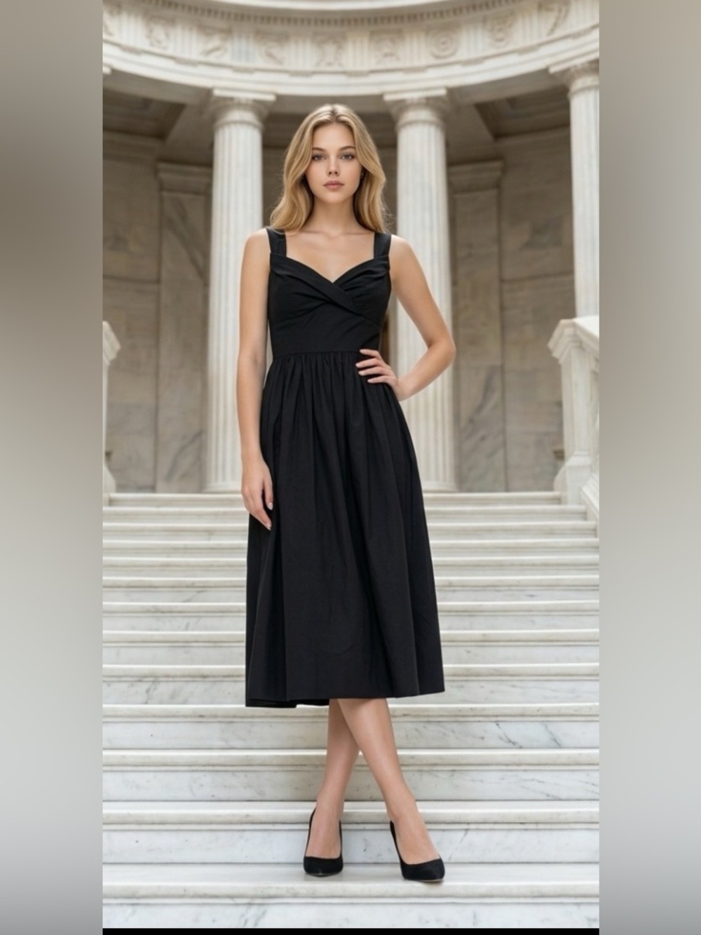 Rebecca Taylor Black Maxi Dress